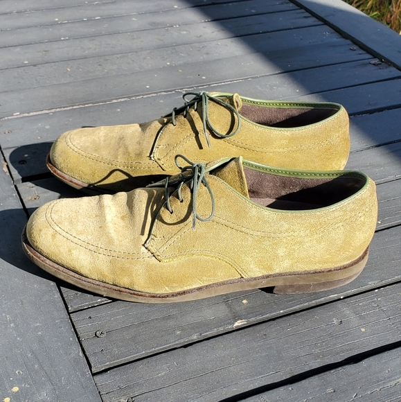 Green Suede Shoes mens 10.5 - Picture 2 of 5